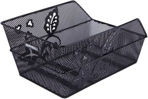 Basil Hinterradkorb Cento Flower, engmaschig