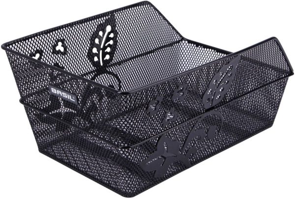 Basil Hinterradkorb Cento Flower, engmaschig