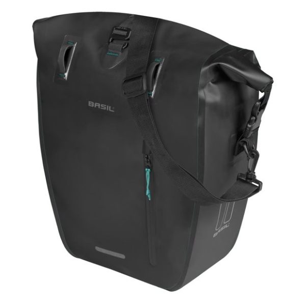 Basil Einzelpacktasche Rivo M MIK Hooks 25-31L