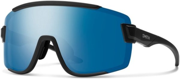 0197737015909 Smith Wildcat Matte Black - ChromaPop Polar Blue Mirror