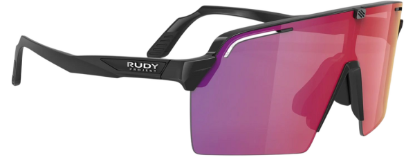 0655586330913 Rudy Project Spinshield Pro Multilaser Red - Black Gloss