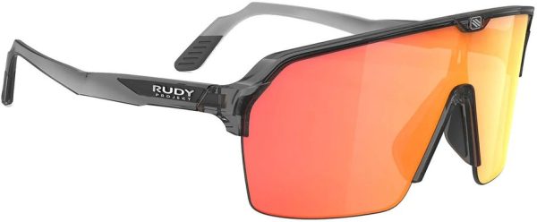 Rudy Project Spinshield Air Crystal Ash - Multilaser Orange