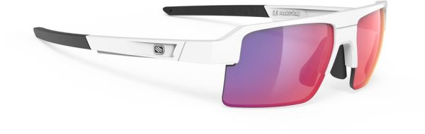 Rudy Project Sirius White Gloss - Multilaser Red