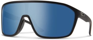 Smith Boomtown Matte Black - ChromaPop Polarized Blue Mirror