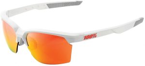 100 Percent Sportcoupe Soft Tact Off White / Red Multilayer Mirror Lens
