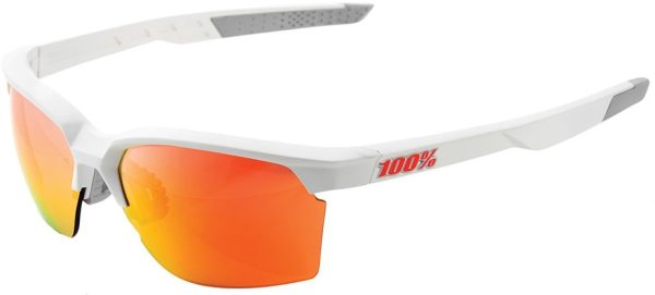 100 Percent Sportcoupe Soft Tact Off White / Red Multilayer Mirror Lens
