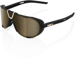 100 Percent Westcraft Soft Tact Black / Soft Gold Mirror Lens