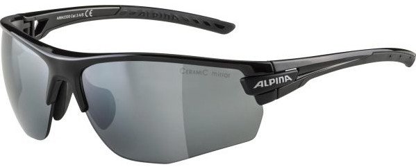 Alpina Tri-Scray 2.0 HR black matt / black-clear-orange mirror lens