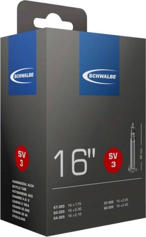 Schwalbe SV3 Schlauch 16 Zoll - 40 mm