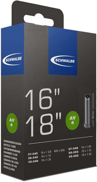 Schwalbe AV4 Schlauch 16/18 Zoll - 40 mm