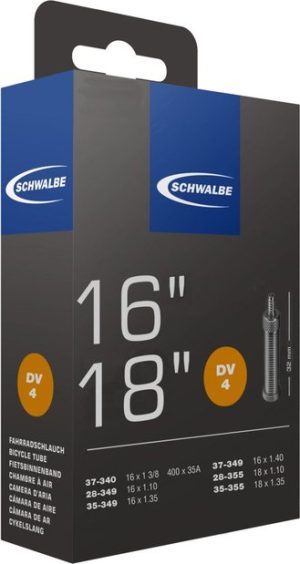 Schwalbe DV4 Schlauch 16/18 Zoll - 32 mm