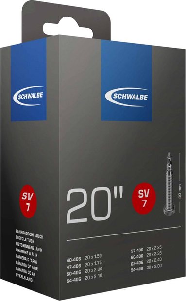 4026495100229 Schwalbe SV7 Schlauch 20 Zoll - 40 mm