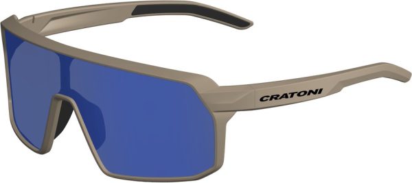 Cratoni Skyvision Photochromic sand matt/clear - blue mirror
