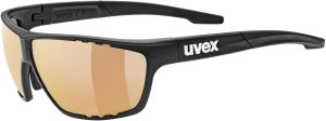 Uvex Sportstyle 706 CV V Black Matt / Lt. Red
