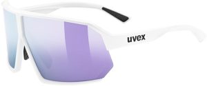 Uvex Sportstyle 237 White Matt / Mirr. Lav