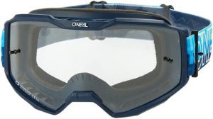 O'Neal B-10 Goggle Striped Blue/Blue - Clear