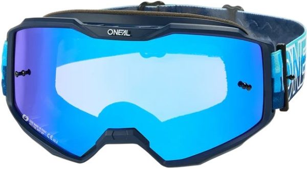 O'Neal B-10 Goggle Striped blue/blue - radium blue