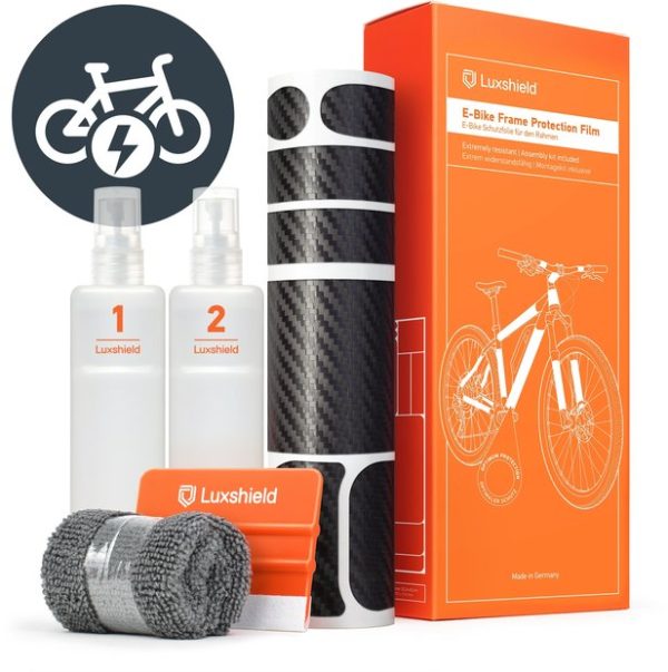 Luxshield Rahmenschutzfolie E-Bike Universal 20-Teilig
