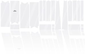 Unleazhed Rahmenschutzfolie Gravelbike BPG01 clear matt