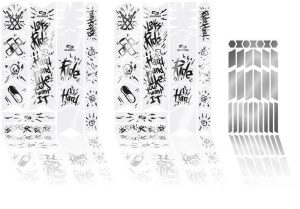 Unleazhed Rahmenschutzfolie Kids BPK01 Ride It black glossy