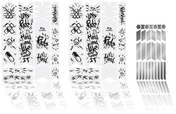 4260711728273 Unleazhed Rahmenschutzfolie Kids BPK01 Ride It black matt