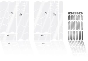 Unleazhed Rahmenschutzfolie Kids BPK01 Ride It white glossy