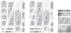 Unleazhed Rahmenschutzfolie Kids BPK01 Filigree black glossy