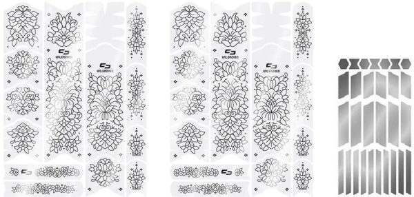 4260711728327 Unleazhed Rahmenschutzfolie Kids BPK01 Filigree black glossy