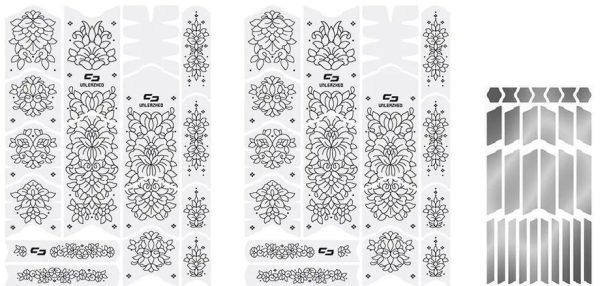 4260711728334 Unleazhed Rahmenschutzfolie Kids BPK01 Filigree black matt