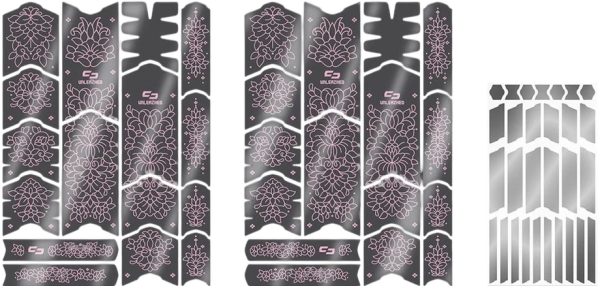 4260711728341 Unleazhed Rahmenschutzfolie Kids BPK01 Filigree Rose glossy