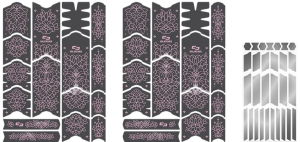 Unleazhed Rahmenschutzfolie Kids BPK01 Filigree Rose matt