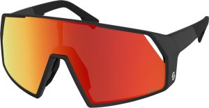 Scott Pro Shield black - AMP red chrome S3