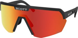Scott Sport Shield black - AMP red chrome S3