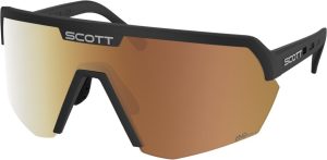Scott Sport Shield LS black - AMP LS gold chrome S1-3