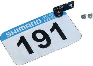 PRO Startnummernhalter für integrierte Sattelhalterung