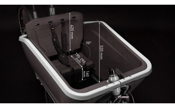 Cube Cargo Sport Hybrid 500 - 500 Wh - 27,5 Zoll - Long John