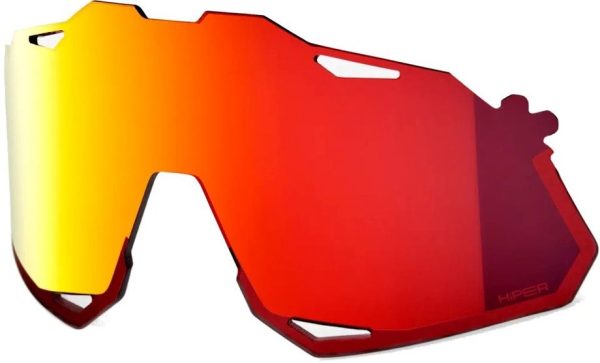 0196261039177 100 Percent Hypercraft XS Ersatzglas - HiPER Polycarbonat Red