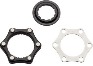 Problem Solvers Center Lock Adapter für QR/12mm Steckachsen, inkl. Lockring