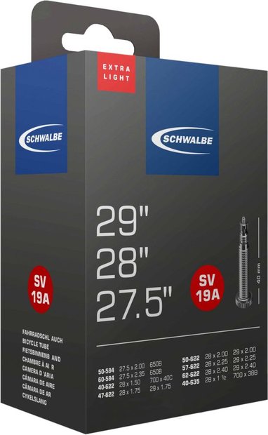 4026495114769 Schwalbe SV19A Extra Light Schlauch 27,5/29 Zoll - 40 mm