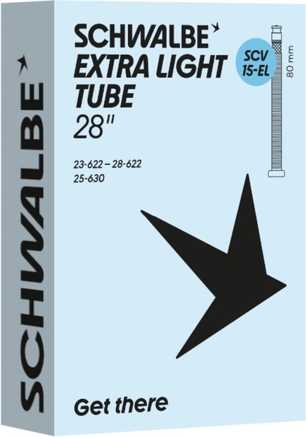 4026495960724 Schwalbe SCV15-EL Extra Light Schlauch 28 Zoll - 80 mm