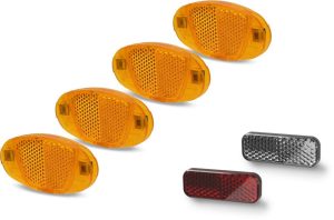 Cube ACID Reflektorset Für Lenker / Sattelstütze / Speichen