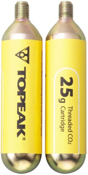 Topeak CO2-Kartuschen 25g - Gewinde 2er-Set