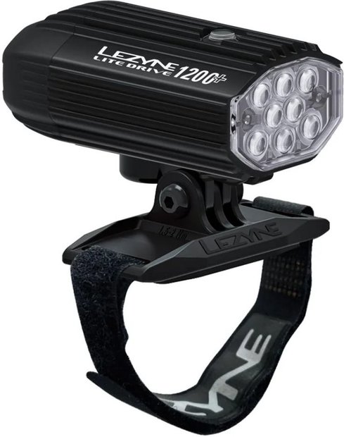 Lezyne Lite Drive 1200+ Akku Helmlampe