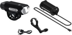 Lezyne Deca 1200 Scheinwerfer, Loaded Kit - StVZO