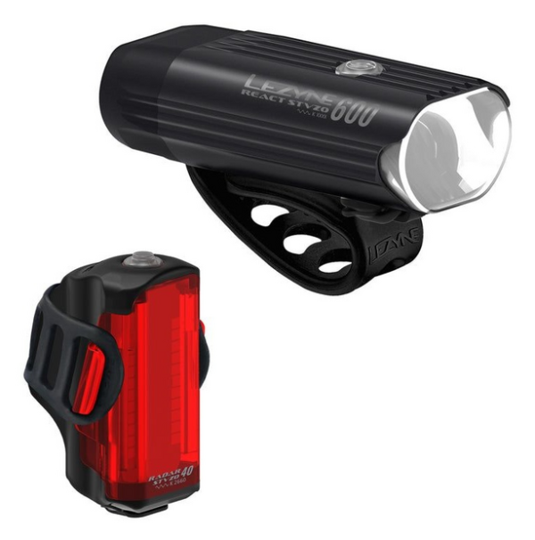 4710582555220 Lezyne Radar React System Akku Leuchten-Set StVZO