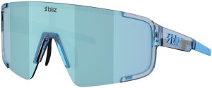 Bliz P003 Small Transparent Blue - Smoke w Ice Blue Multi