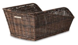 Basil Hinterradkorb Cento, Rattan Look, engmaschig