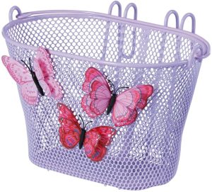 Basil Vorderrad-Kinderkorb Jasmin Butterfly, engmaschig