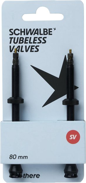 Schwalbe Tubeless Ventil Aluminium SV 80 mm - 2er Set