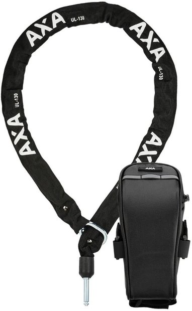 8713249357164 AXA ULC 130 Einsteckkette 130cm + Satteltasche